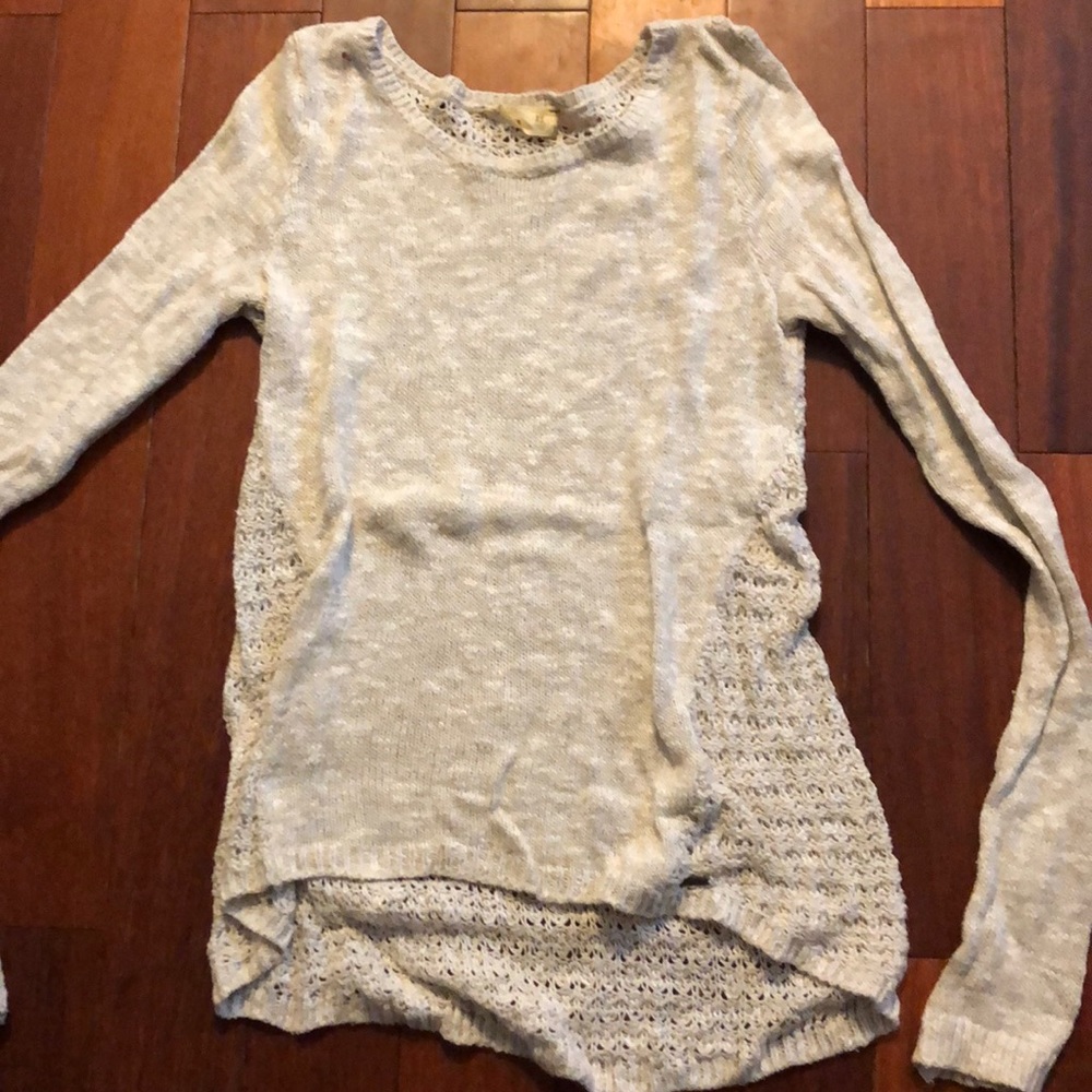 cream sweater